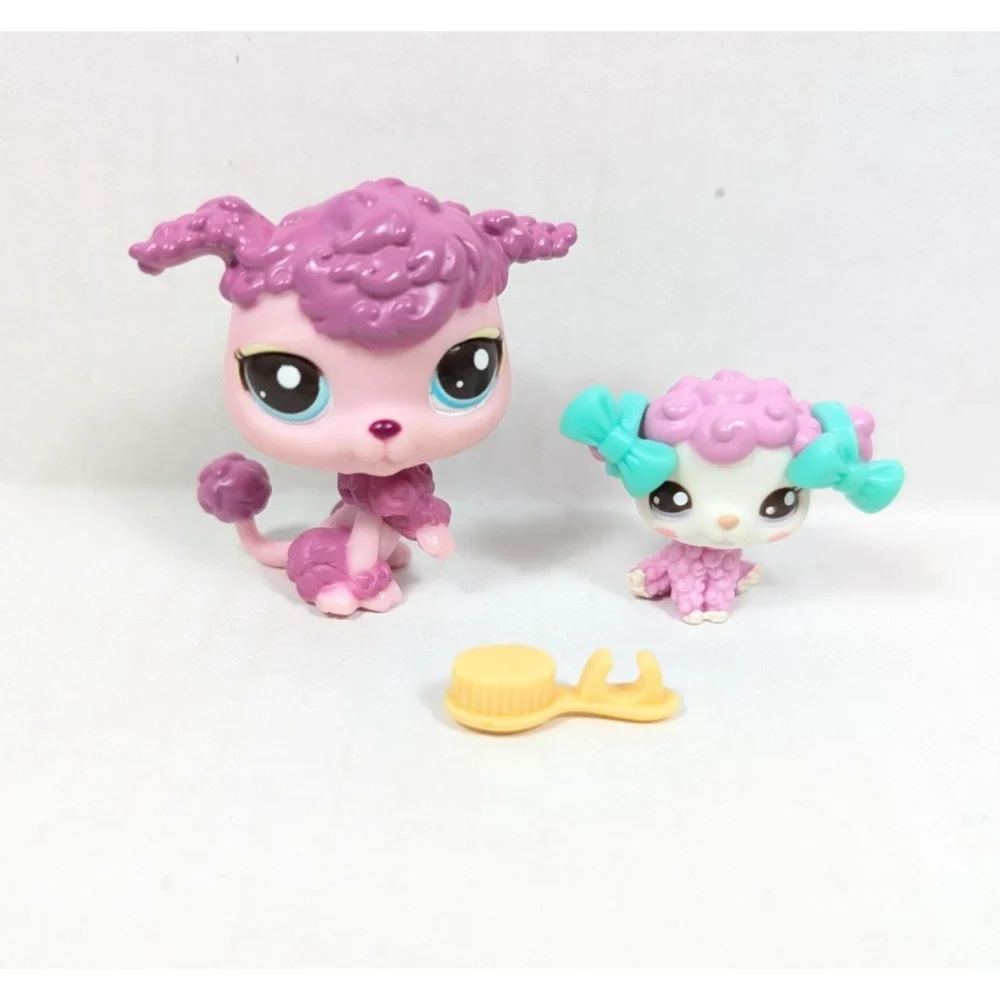 Authentic Littlest Pet Shop Grooming Time with Mommy #2497 2498 Complete Hasbro